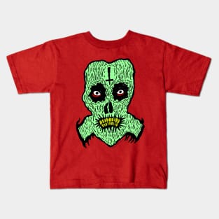 Bat Monster Skull Kids T-Shirt